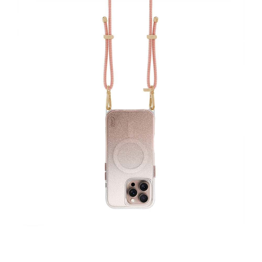 Coehl Lumino iPhone 16 Pro Max M-safe Şarj Özellikli Simli Arka Yüzey Askı Aparatlı Kılıf Coehl Lumino iPhone 16 Pro Max M-safe Şarj Özellikli Simli Arka Yüzey Askı Aparatlı Kılıf